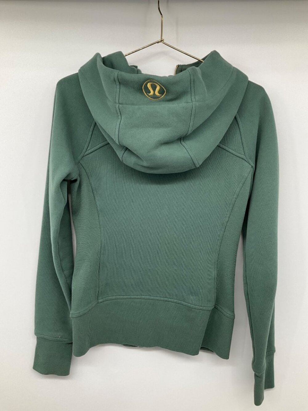 Lululemon size 4 Scuba Full-Zip Hoodie Medium Forest - Picture 5 of 8